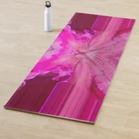 Fuchsia fantasy yoga mat