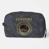 Dark Zodiac Astrology: Capricorn Black Gold Name Dopp Kit