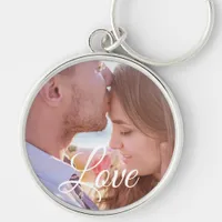 Love Personalized Photo Couple's Key chain