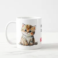 Cute Kitten on a Childless Cat Lady for Kamala  Coffee Mug