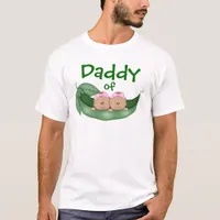 Daddy of Twin Girls (dark skin) T-Shirt