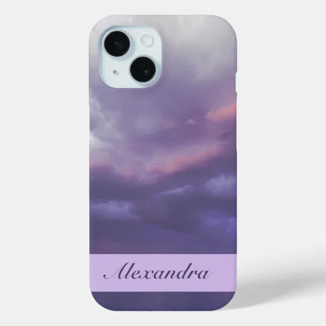 Colorful Storm Clouds iPhone 15 Case