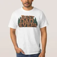 *~* Father's Day Rustic AP86 BEST DAD EVER BEAR T-Shirt