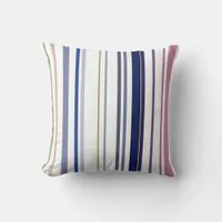 Modern Stripes Striped Throw Pillow