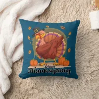 Happy Thanksgiving  Throw Pillow