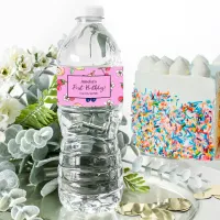 Sweet One Blue Mixed Fruit First Birthday Party Water Bottle Label