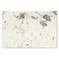 Natural Handmade Look Dried Flowers Tissue Paper