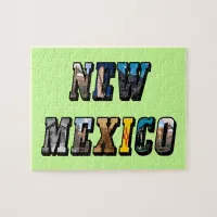 New Mexico, USA Text Jigsaw Puzzle
