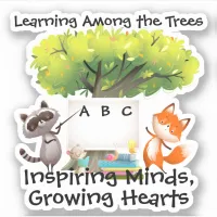 Whimsical Woodland Friends Sticker