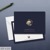 Luxury Logo Small Business Note Card