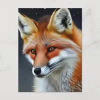 Red Fox Postcard