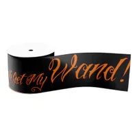 Halloween Witchy Quote Grosgrain Ribbon