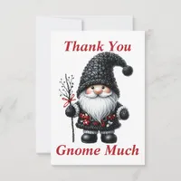 Christmas Gnome Thank You Card