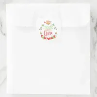 Made with Love Small Business Square Sticker