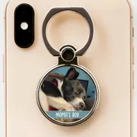 Custom Photo and Text   Phone Ring Stand