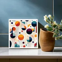 Bauhaus Geometric Abstract Pattern#5 ID1068 Ceramic Tile