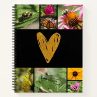 Mother's Day Create Your Own Photo Collage Black Notebook