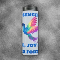 Hummingbird Love, Joy & Good Fortune | Thermal Tumbler