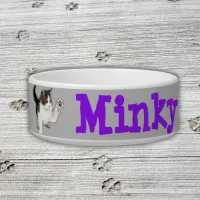 Personalized Pet Name with Image | Pet Bowl