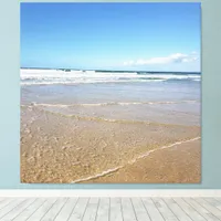 Soulac Sur Mer Beach | Coastal Seaside In France Canvas Print