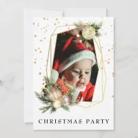 *~*  AP20 Photo Family Corporate Christmas Party Invitation