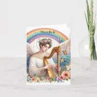 Angel Watching over You Thank You Card