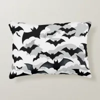 Flying Bats Accent Pillow