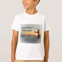 Gone Fishin" with Dad Kids Shirt