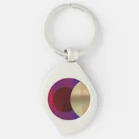 Lunar Eclipse - abstract Keychain