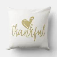 thankful heart thanksgiving throw pillow