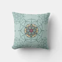 Mandala Throw Pillow