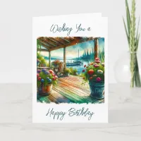 Wishing You a Happy Birthday | Lake House Card