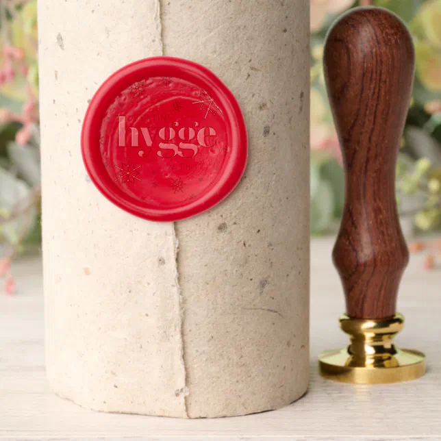 Getting Hygge With It Christmas Gnomes Snowflakes Wax Seal Stamp