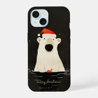 Santa Polar Bear iPhone 15 Case