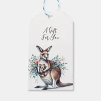 Wildlife Animal Kangaroo Gift Tags