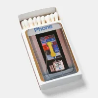 Telephone Booth / Public Payphone Communications Matchboxes