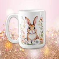 Personalized Vintage Rabbit Grandma's Easter Mug 