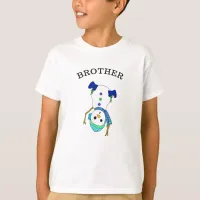 Brother Snowman Cute Whimsical Christmas T-Shirt