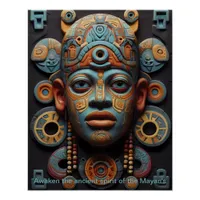 Ancient Mayan Spirit of Light Poster