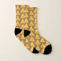 Indian Samosa Cute Kawaii Desi Food Pattern Socks