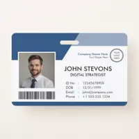 Custom Employee Identification Business Staff Badge