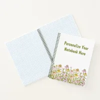 Coneflowers Watercolor Botanical Art Notebook