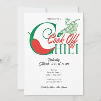 Grill and Chill Party Chili Cook Off Friendsgiving Invitation