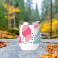 Colorful Abstract Thermal Wine Tumbler