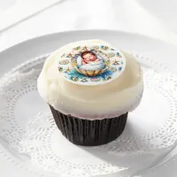 Coastal Themed Beachy Boy's Baby Shower Edible Frosting Rounds