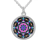 Energy Healing Mandala ~  the healer Anna Rosa (R) Sterling Silver Necklace