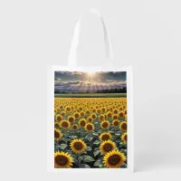 Sunflower Grocery Bag