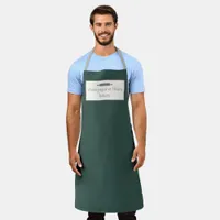 Custom Bakery Name Army Green Chef or Staff Apron