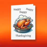 Happy Thanksgiving | Funny Stuffing Pun Card