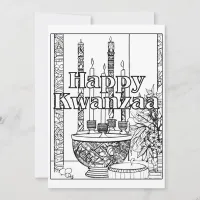 Kwanzaa designs  holiday card